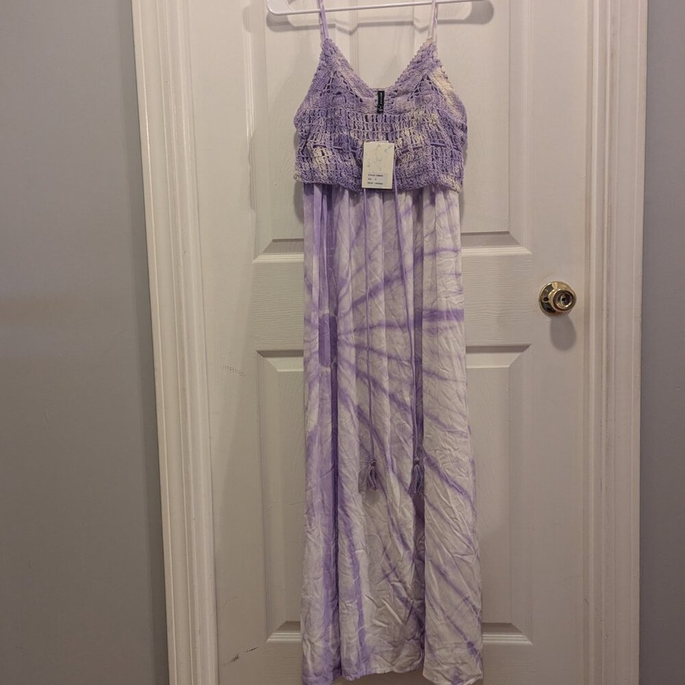 NWT Raviya purple tie dye knit dress - small - Picture 1 of 6